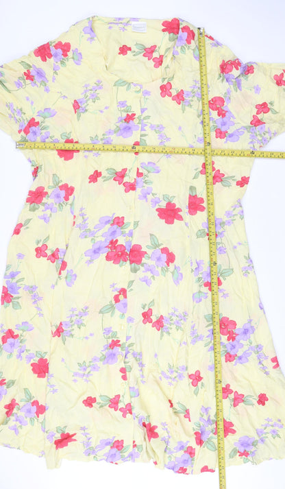 Classics Women’s Multicoloured Floral Midi Shirt Dress L