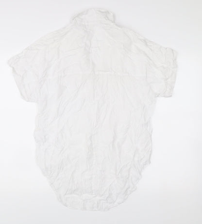 Womens UK Size S Whistles White Classic Button-Up