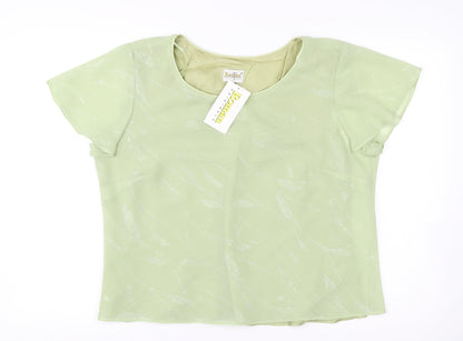 Womens UK Size 18 Roman Originals Green Camisole Blouse