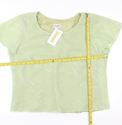 Womens UK Size 18 Roman Originals Green Camisole Blouse