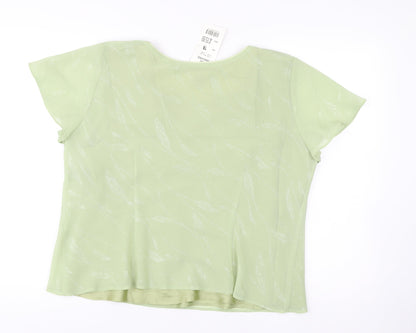 Womens UK Size 18 Roman Originals Green Camisole Blouse