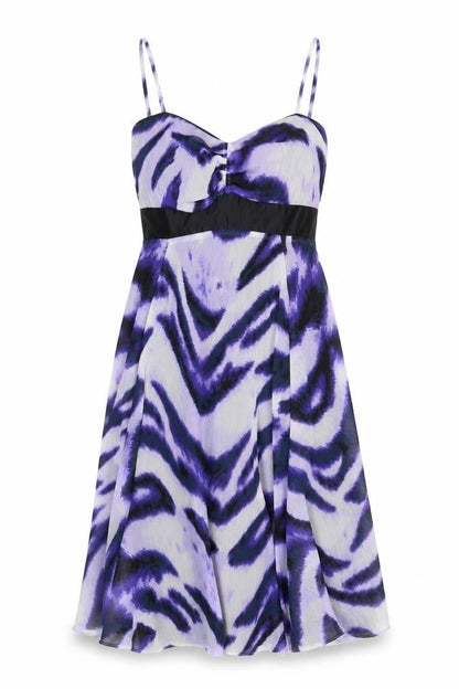 Star by Julien Macdonald Women’s Purple Animal Print Dress Size 10