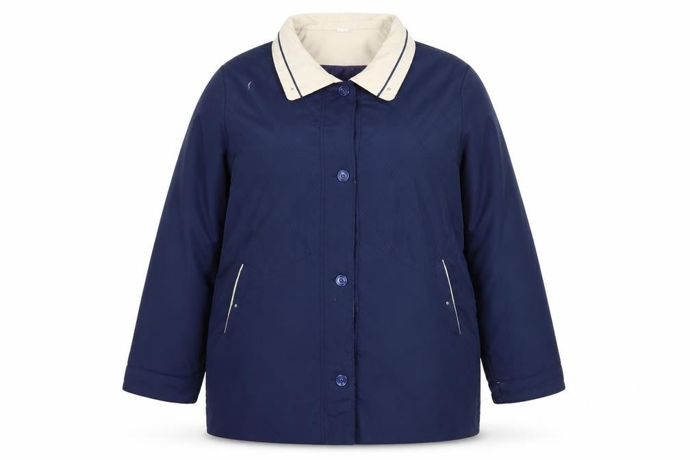 Womens UK Size 20 Gabriella Vicenza Blue Quilted Coat