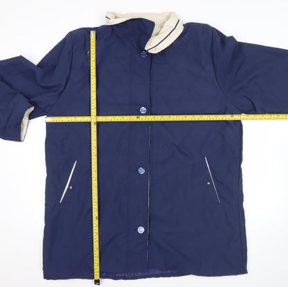 Womens UK Size 20 Gabriella Vicenza Blue Quilted Coat