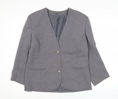 Debenhams Classics Women's Grey Size 12 Suit Jacket Blazer