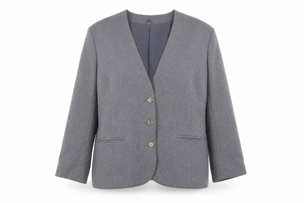 Womens UK Size 12 Debenhams Regular Grey Suit Jacket