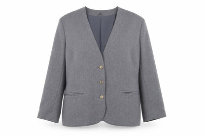 Womens UK Size 12 Debenhams Regular Grey Suit Jacket