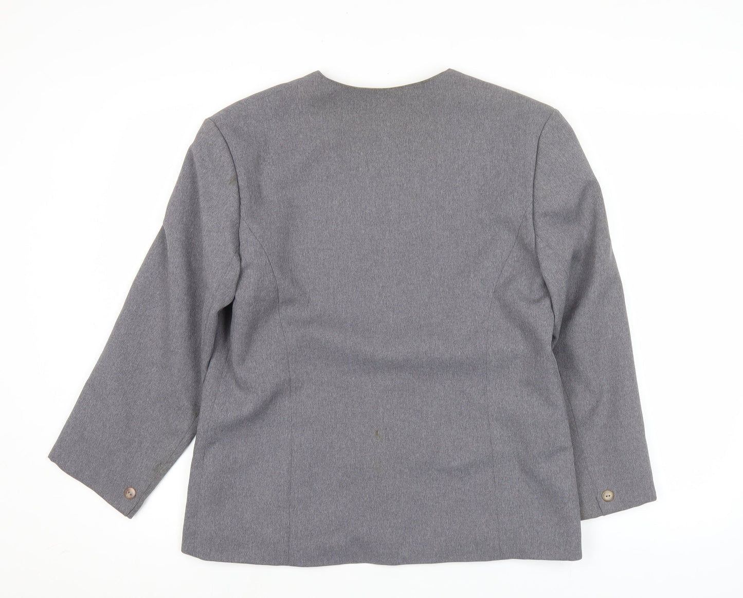 Debenhams Classics Women's Grey Size 12 Suit Jacket Blazer