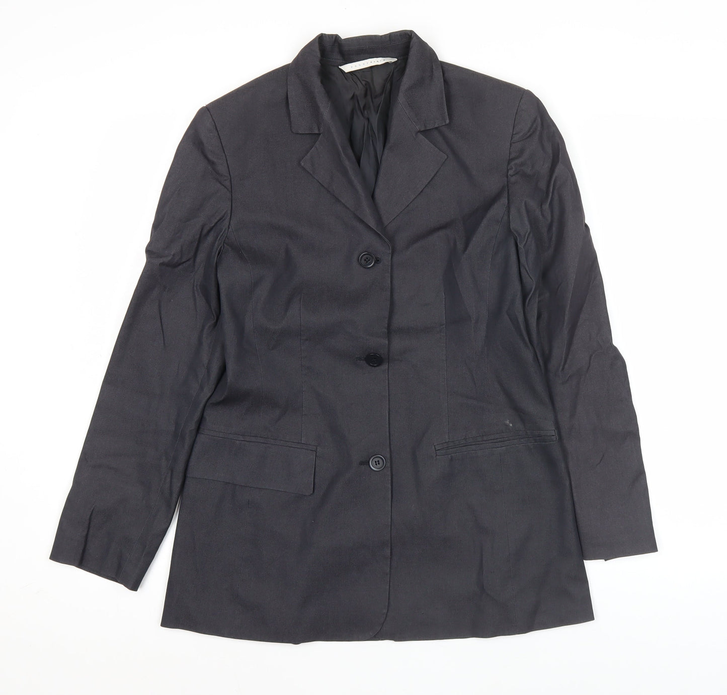 Pennyblack Womens Black UK 14 Classic Single-Breasted Blazer Jacket