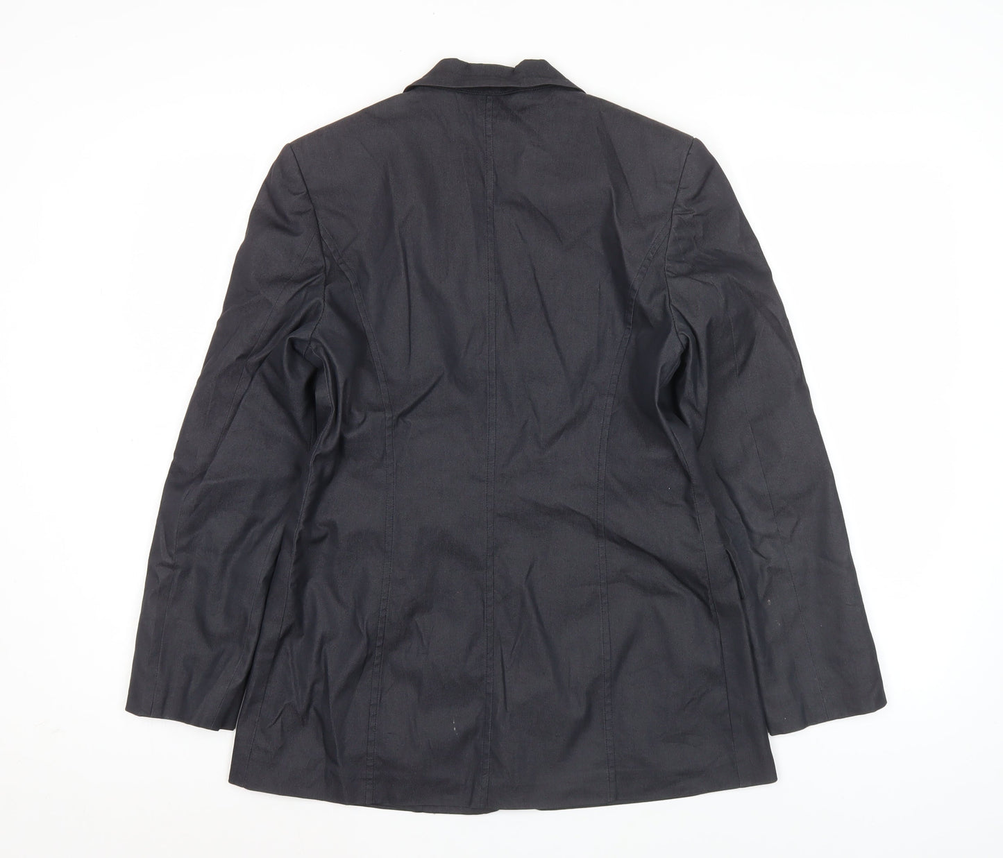Pennyblack Womens Black UK 14 Classic Single-Breasted Blazer Jacket