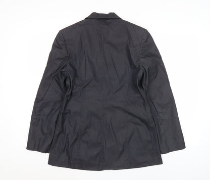 Pennyblack Womens Black UK 14 Classic Single-Breasted Blazer Jacket