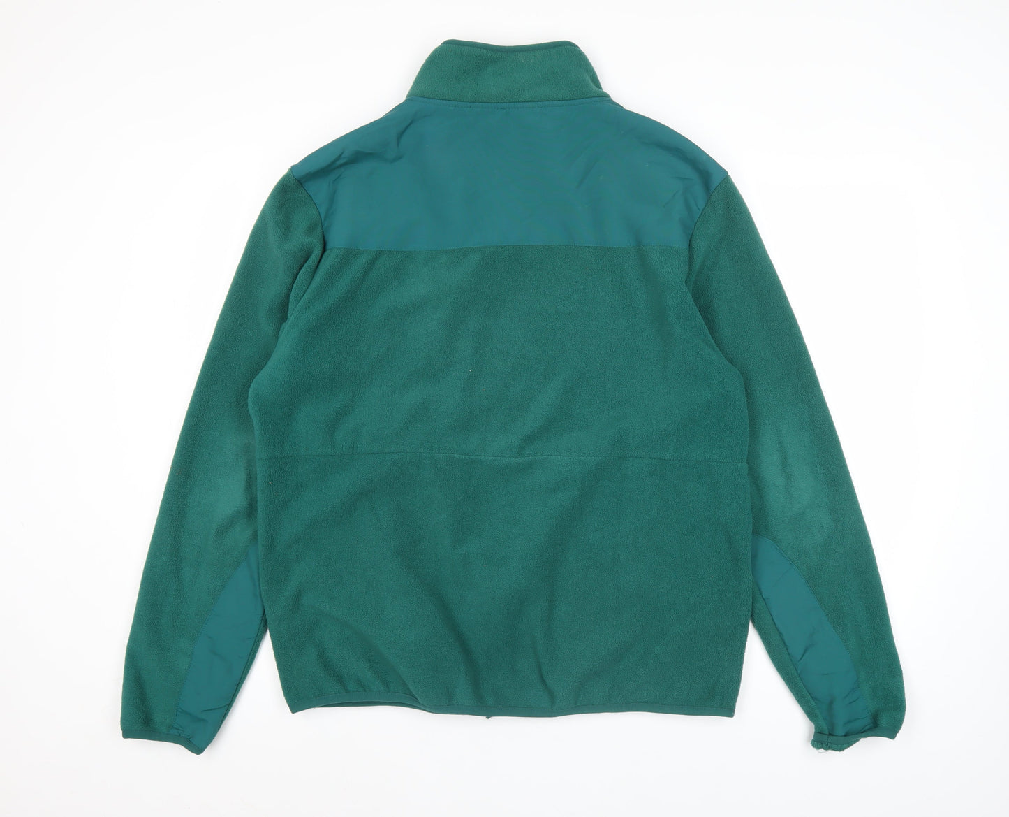 Workout Men’s Green Fleece Full Zip Jacket Size L Regular Fit