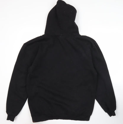Infinity Mens Black XL Pullover Hoodie Logo Graphic Hooded Sweatshirt