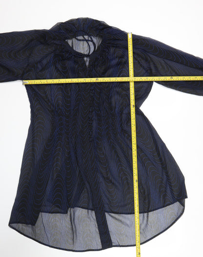 French Connection Women’s Black Polka Dot Shift Dress UK 12