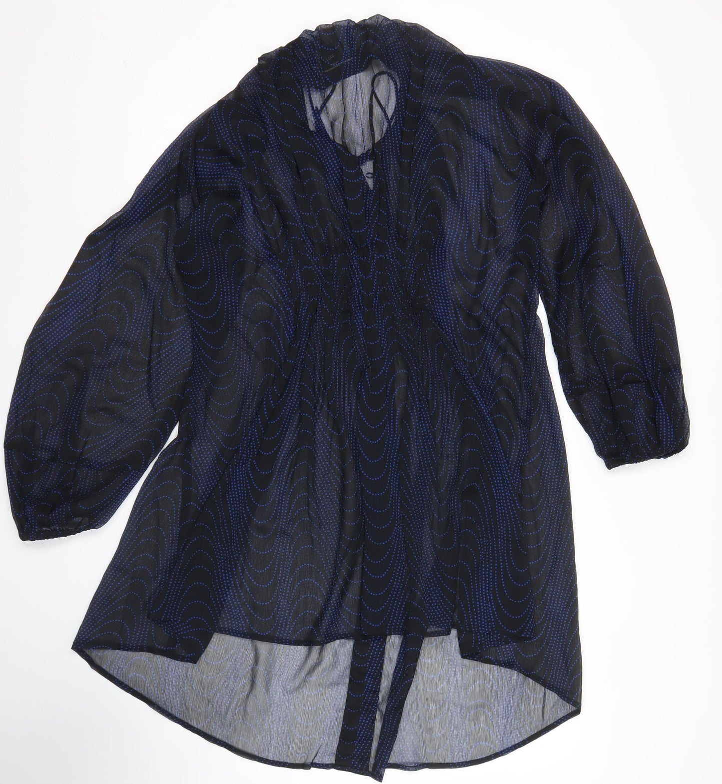 French Connection Women’s Black Polka Dot Shift Dress UK 12