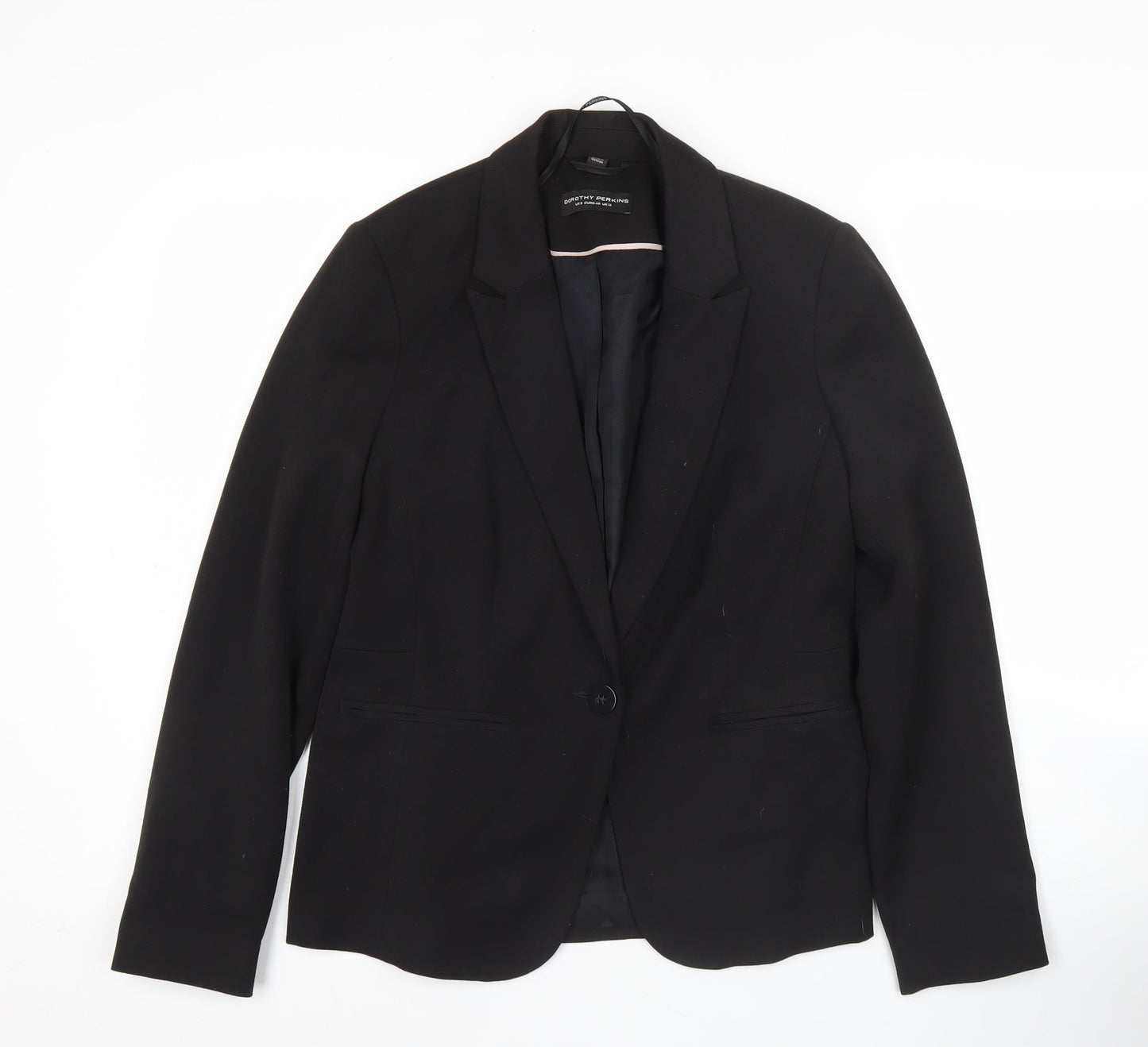 Dorothy Perkins Womens Black Blazer Jacket Size 12 Workwear