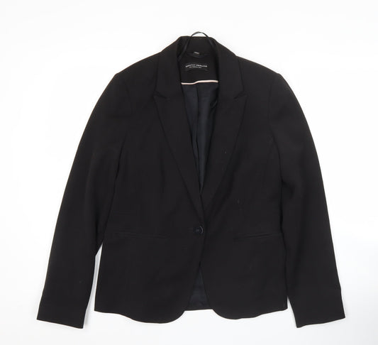 Dorothy Perkins Womens Black Blazer Jacket Size 12 Workwear
