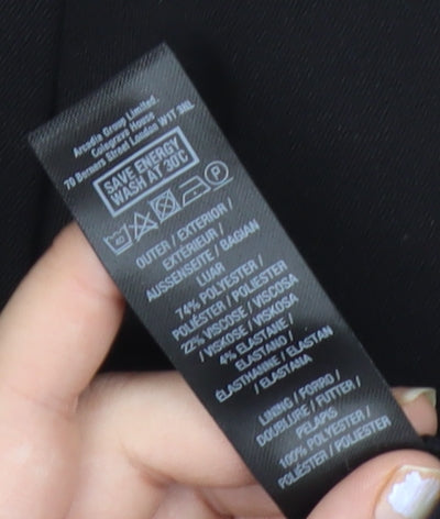 Dorothy Perkins Womens Black Blazer Jacket Size 12 Workwear