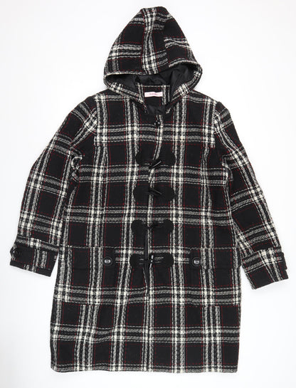 Womens UK Size 14 Simply Be Black Duffle Coat