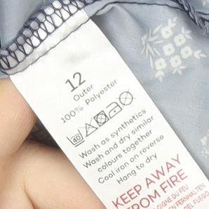 Womens UK Size 12 Bonmarche Blue Rain Coat