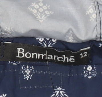 Womens UK Size 12 Bonmarche Blue Rain Coat
