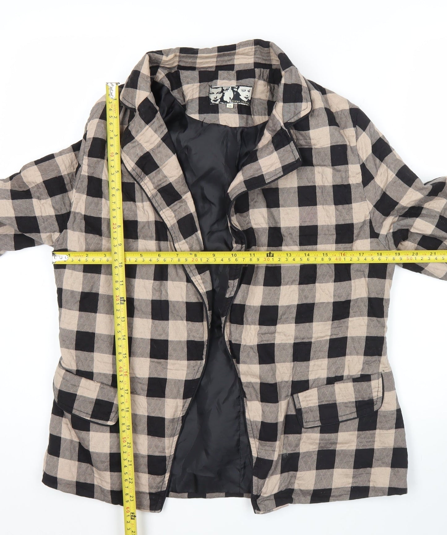 Womens UK Size 16 River Island Regular Multicoloured Blazer