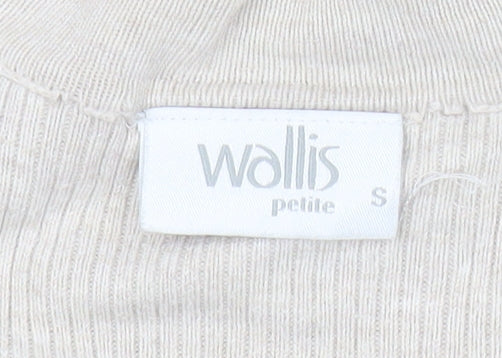 Womens UK Size S Wallis Beige Cardigan Jumper