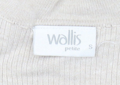 Womens UK Size S Wallis Beige Cardigan Jumper