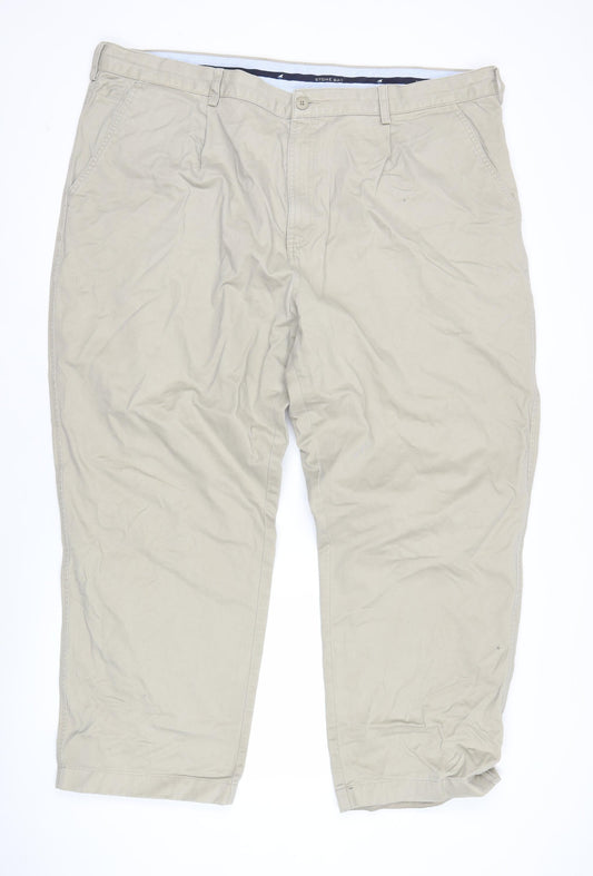 Stone Bay F&F Men’s Beige Chino Trousers 44W 29L Cotton Casual