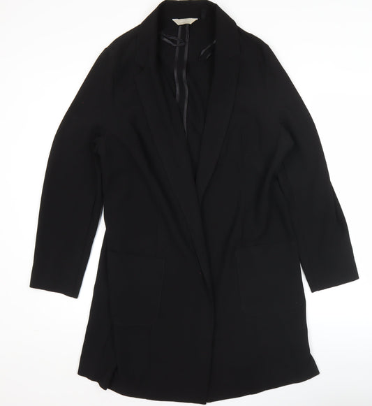 Anthology Women Black Size 18 Coatigan Mid-Length Workwear