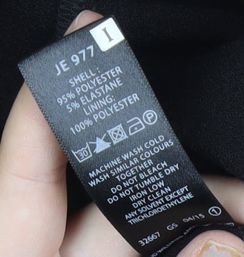 Anthology Women Black Size 18 Coatigan Mid-Length Workwear