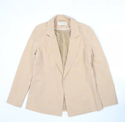 Miss Selfridge Women’s Beige Blazer UK 6 Tailored Jacket