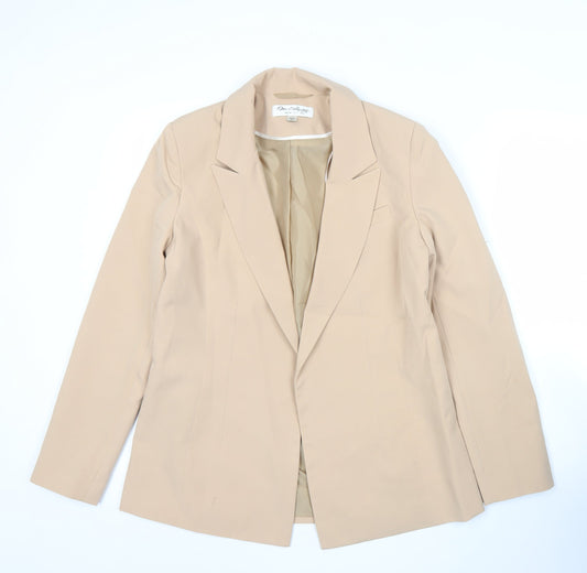 Miss Selfridge Women’s Beige Blazer UK 6 Tailored Jacket