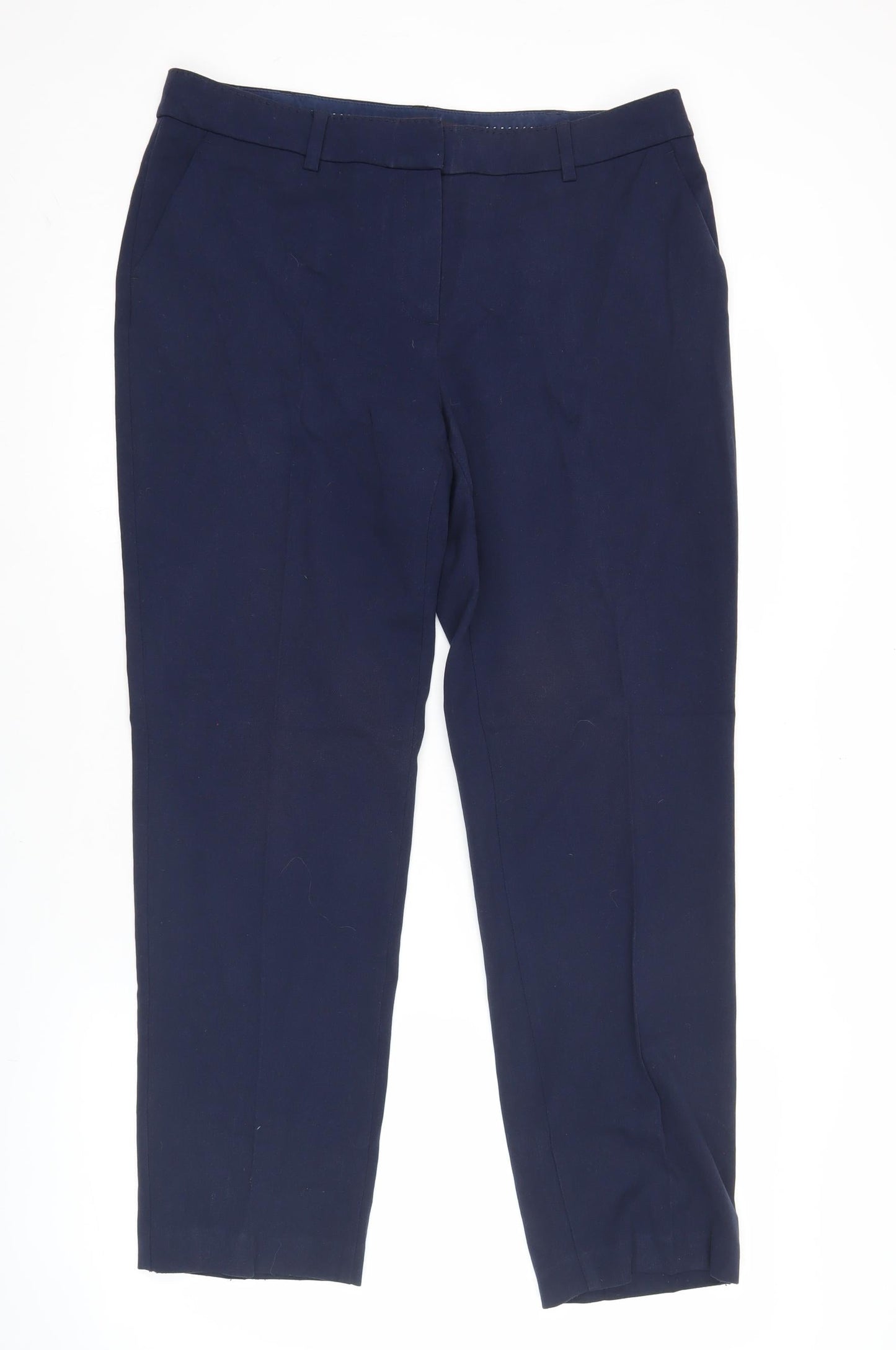 Womens UK Size 12 Marks and Spencer Regular Fit Business Casual Workwear Blue Tr