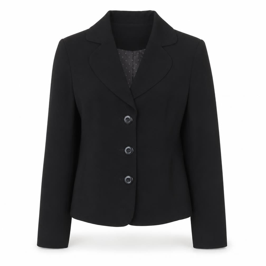 Womens UK Size 10 George Regular Black Suit Jacket