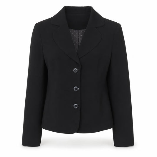 Womens UK Size 10 George Regular Black Suit Jacket