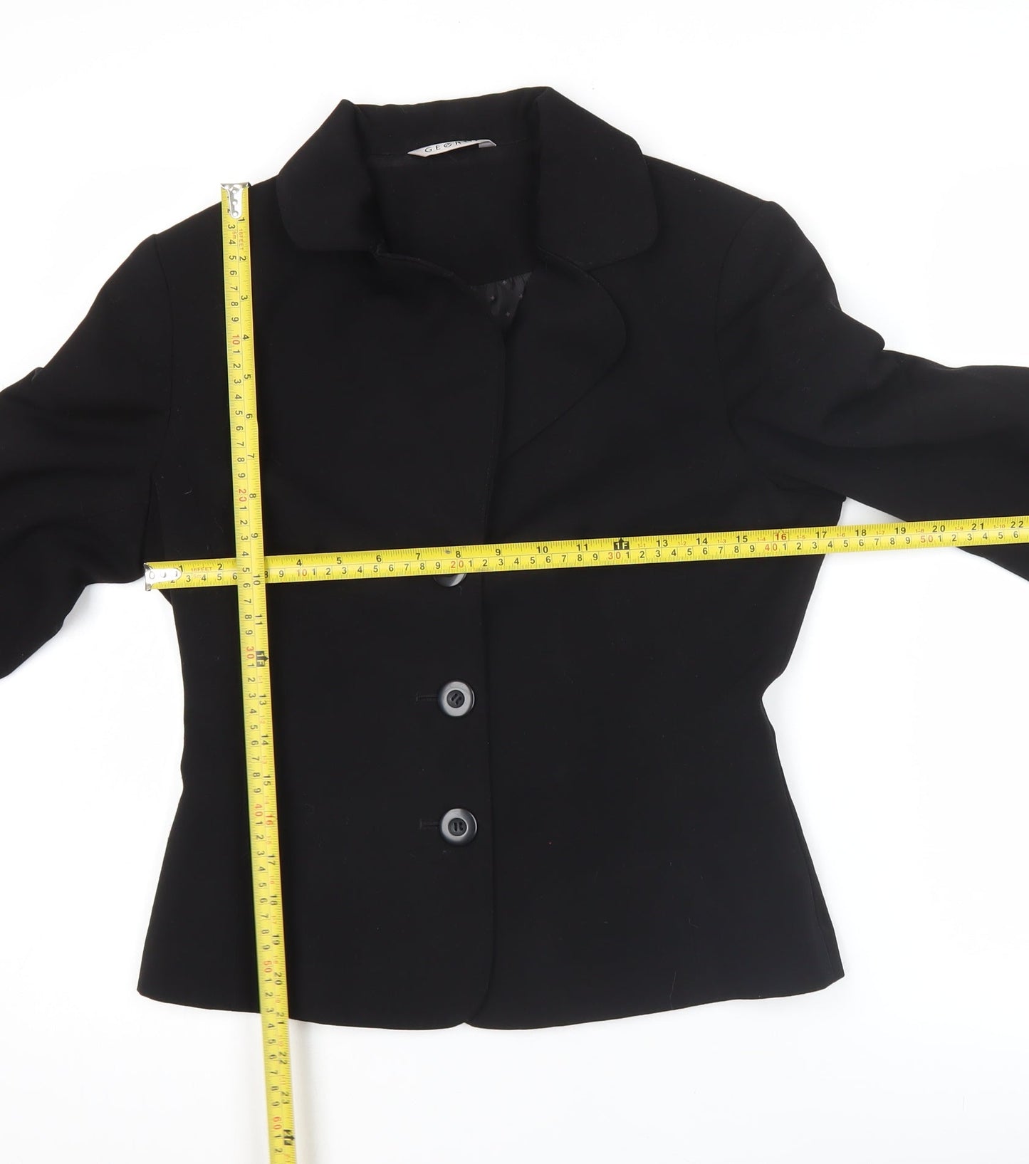 George Women’s Black Size 10 Single-Breasted Suit Jacket