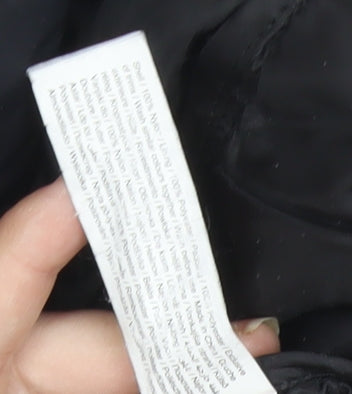 F&F Women’s Black Puffer Waistcoat Size 12 Sleeveless Zip Front