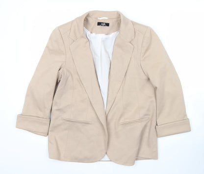 Wallis Women’s Beige Blazer UK 10 Workwear Formal Jacket