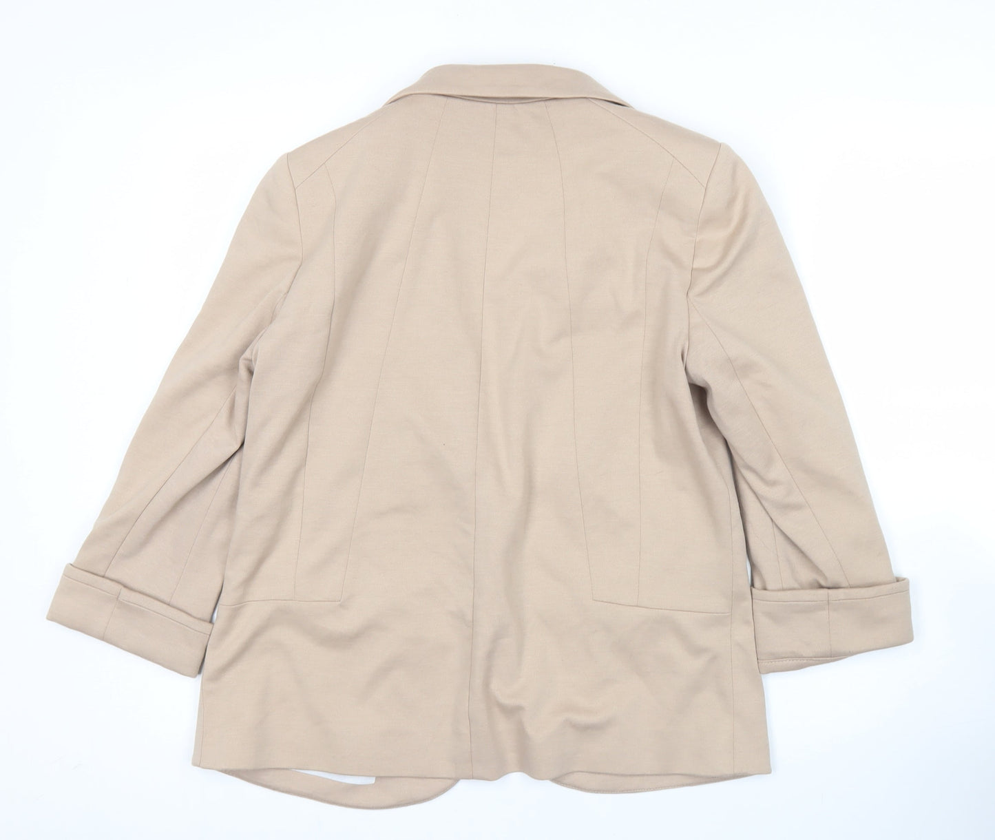 Wallis Women’s Beige Blazer UK 10 Workwear Formal Jacket