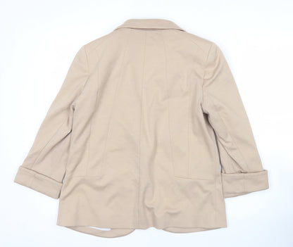Wallis Women’s Beige Blazer UK 10 Workwear Formal Jacket