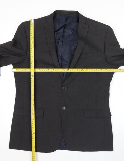 Mens UK Size 42 Limehaus Regular Grey Suit Jacket
