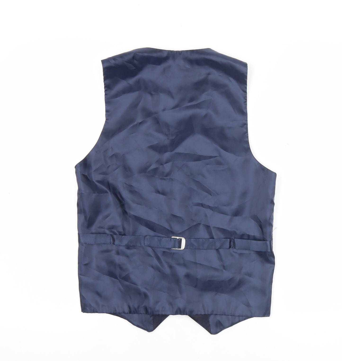 Bolongaro Trevor Men’s Blue Floral Suit Waistcoat Size 34 Formal