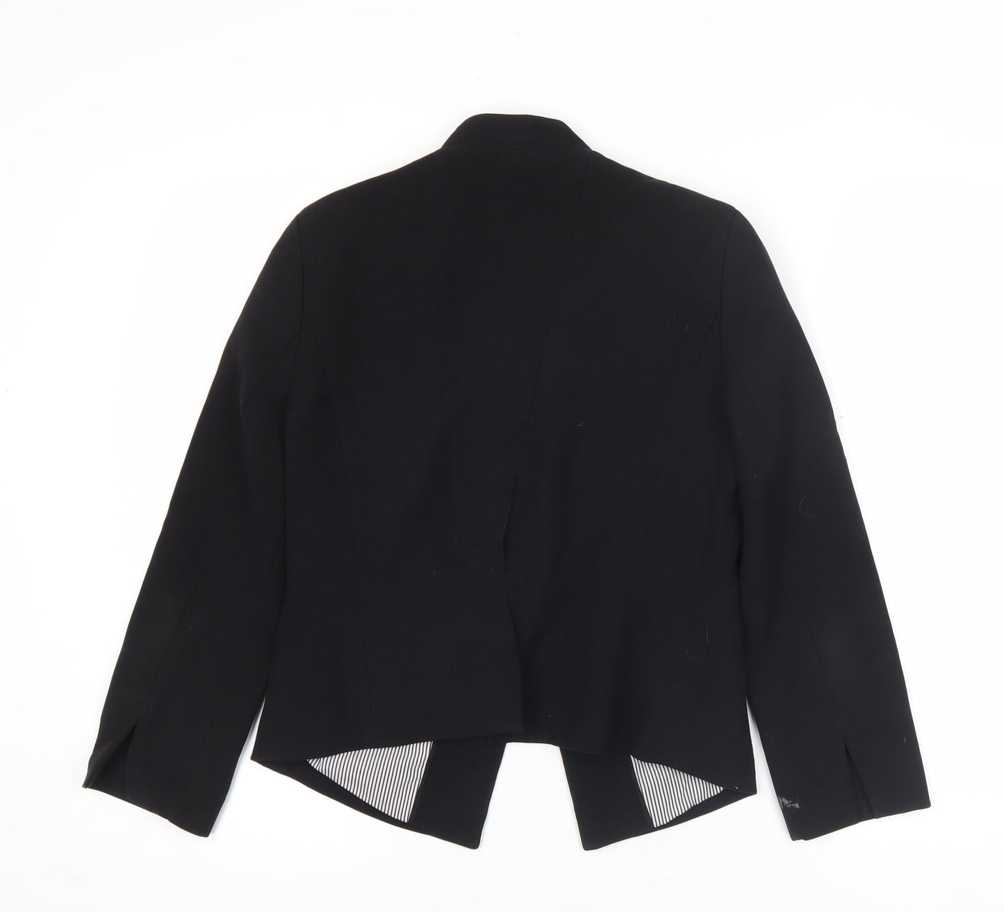 Next Women Black Tailored Blazer Jacket Size 8 Slim Fit Workwear
