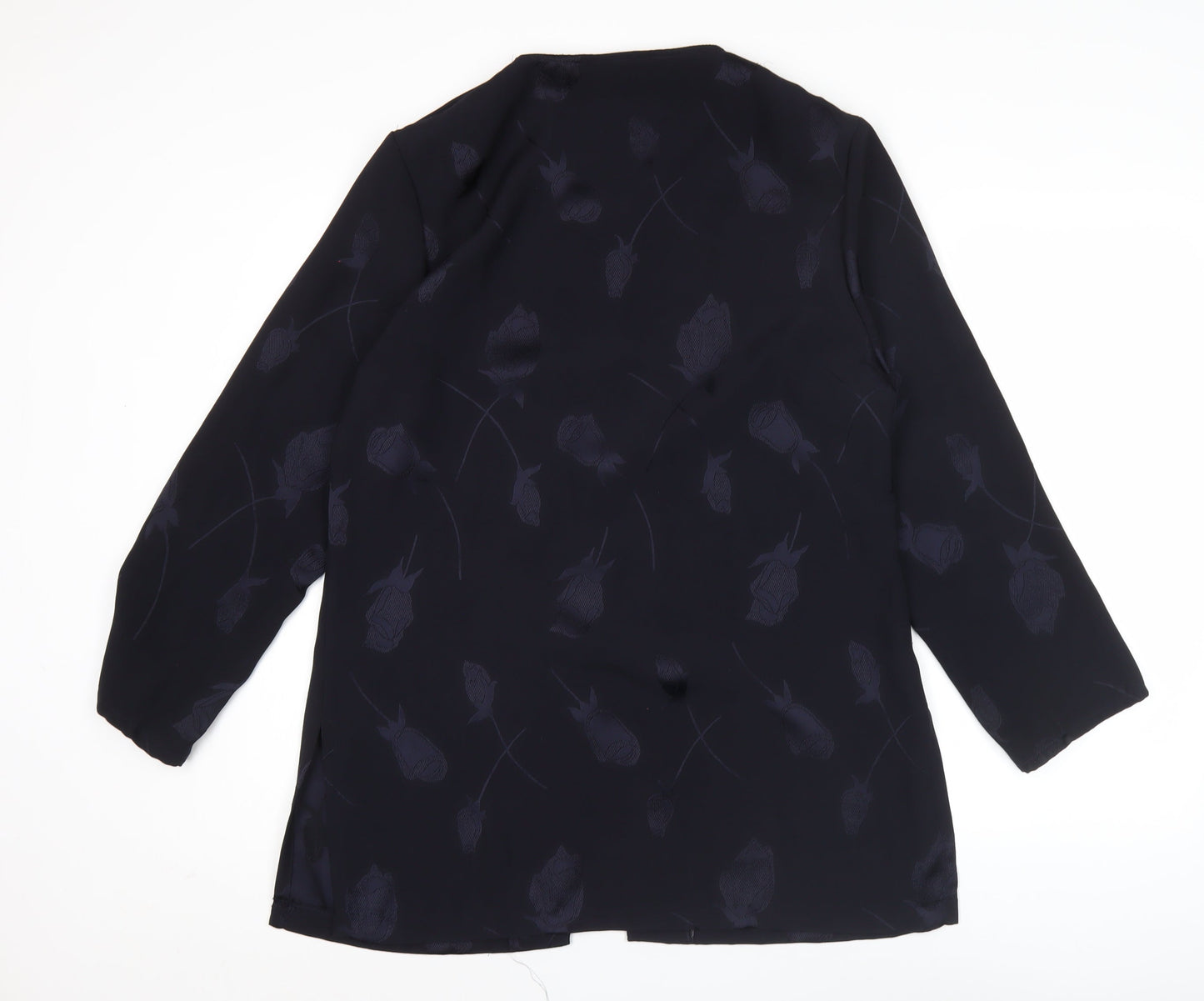 Womens UK Size M Janique Black Tunic Blouse