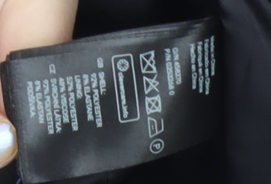 H&M Women Black Size 10 Shawl Lapel Blazer Jacket