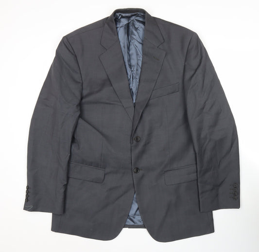 Mens UK Size 40 Marks and Spencer Regular Grey Suit Jacket