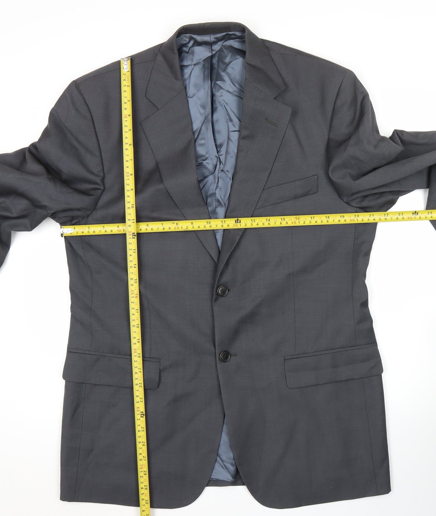 Mens UK Size 40 Marks and Spencer Regular Grey Suit Jacket