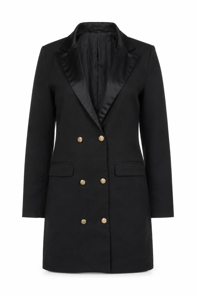 Womens UK Size 8 Missguided Regular Black Blazer