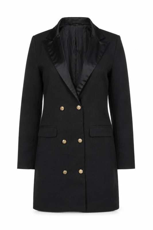Womens UK Size 8 Missguided Regular Black Blazer